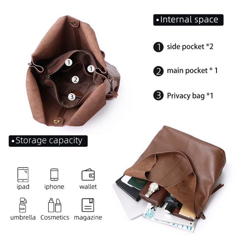Luxury Cowhide Leather Women T - Luxury Bags Office ulasan dan harga