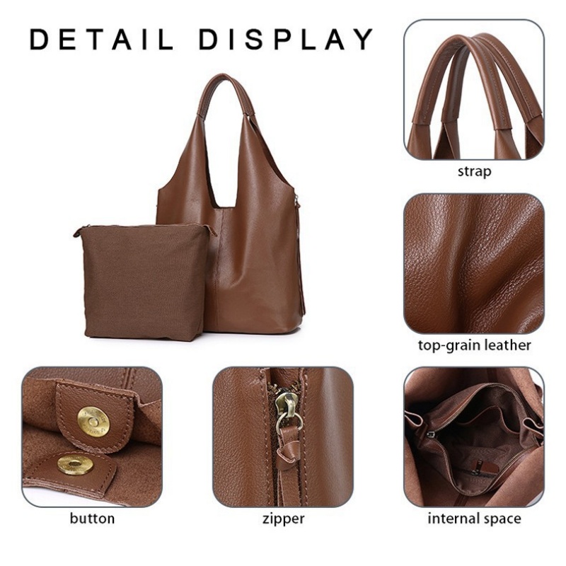 Luxury Cowhide Leather Women T - Luxury Bags Office ulasan dan harga