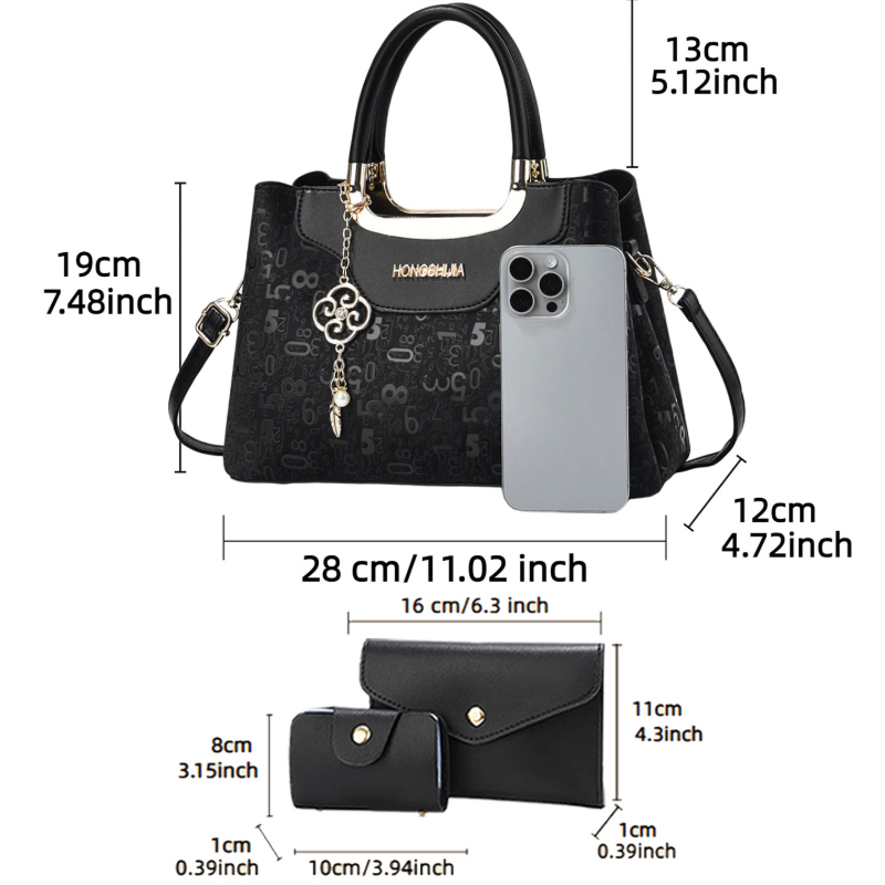 3-piece Fashion Women's Handba - Luxury Bags For You ulasan dan harga