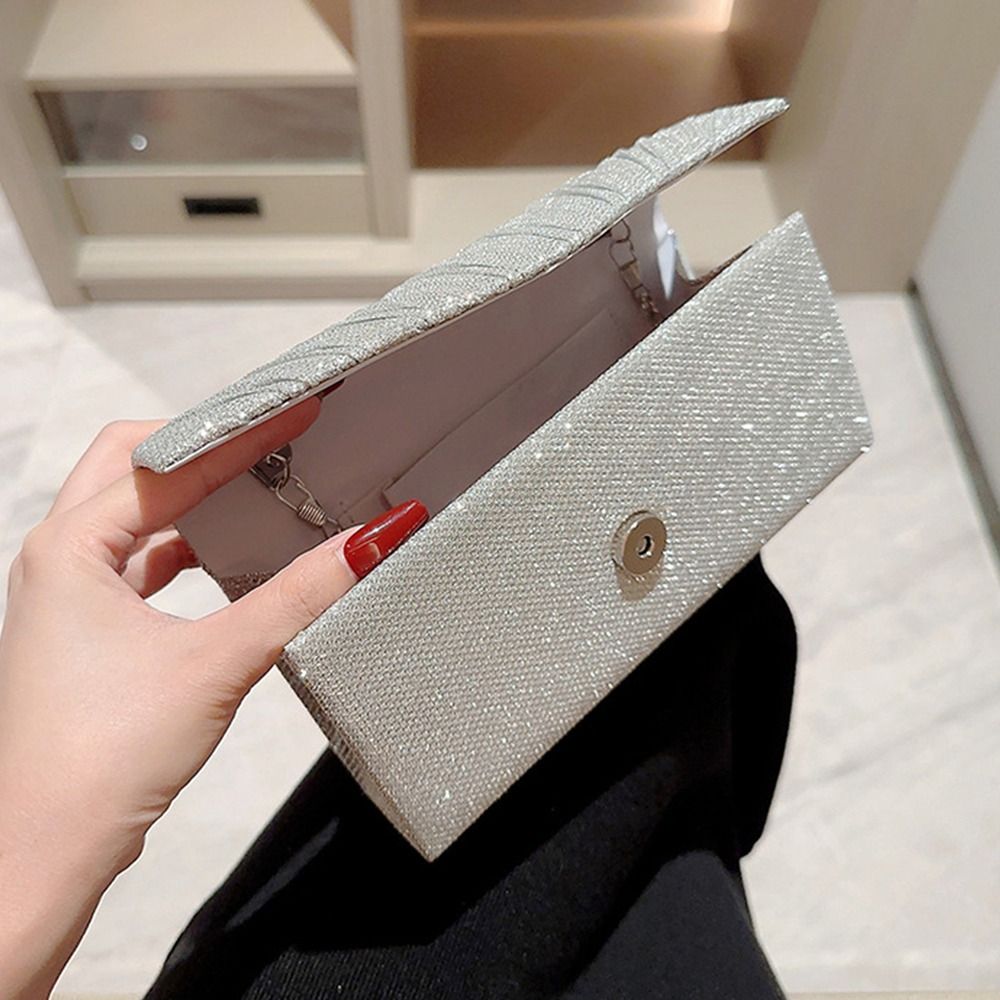 Luxury Sequins Evening Bags Go - Luxury Bags Gold ulasan dan harga