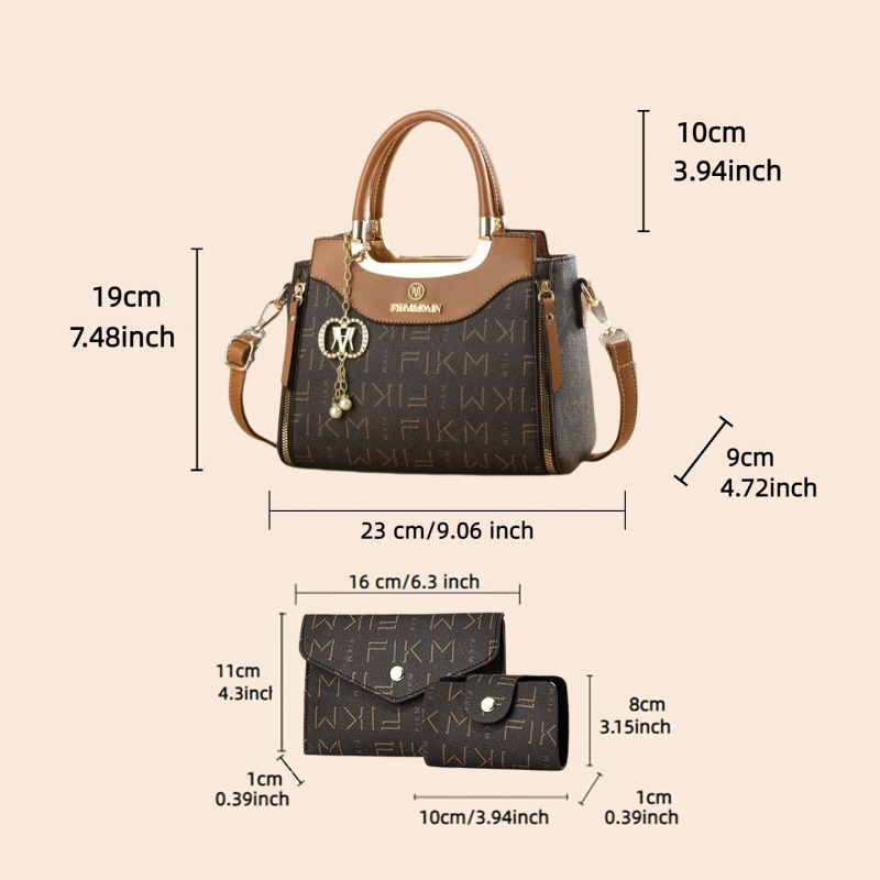 3-piece set of light luxury hi - Luxury Bags For You ulasan dan harga