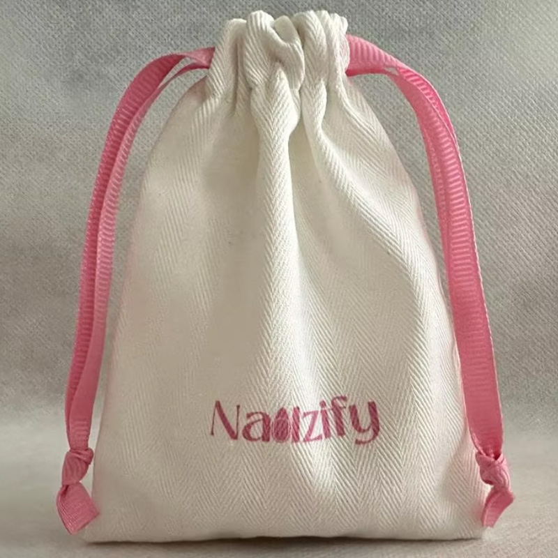 Luxury Herringbone Canvas Draw - Luxury Bags Logo ulasan dan harga