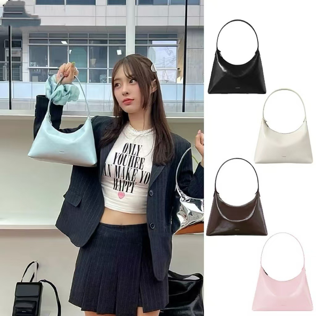 Korean Niche So Creative Soft  - Half Moon Bag Suede ulasan dan harga