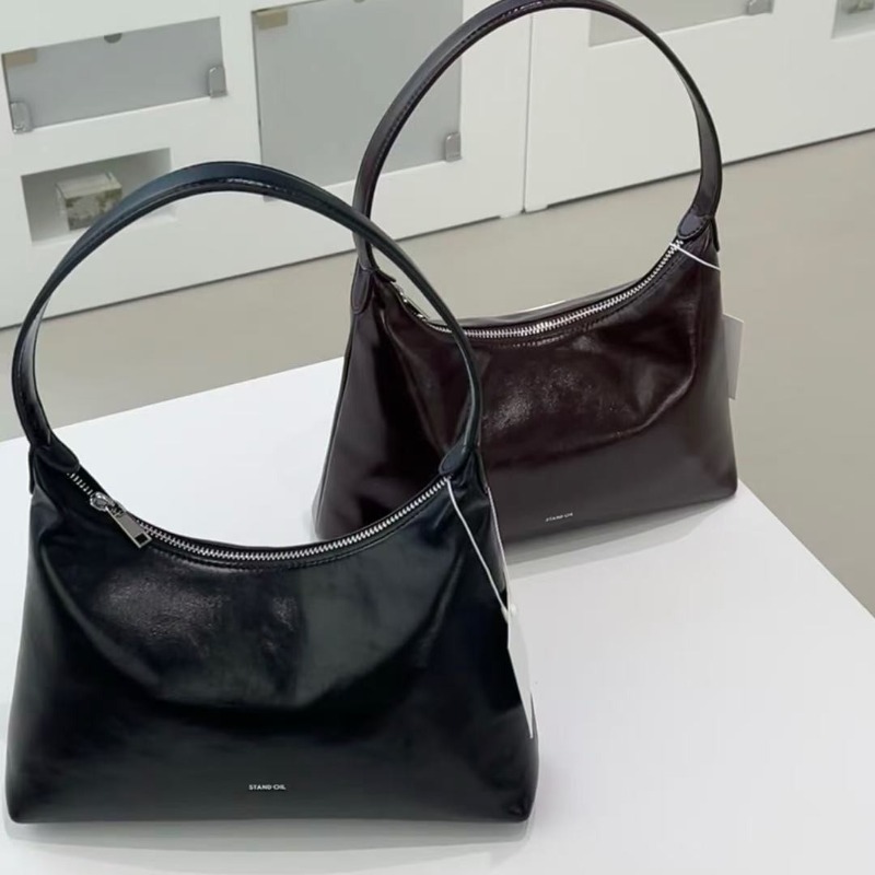 Korean Niche So Creative Soft  - Half Moon Bag Suede ulasan dan harga
