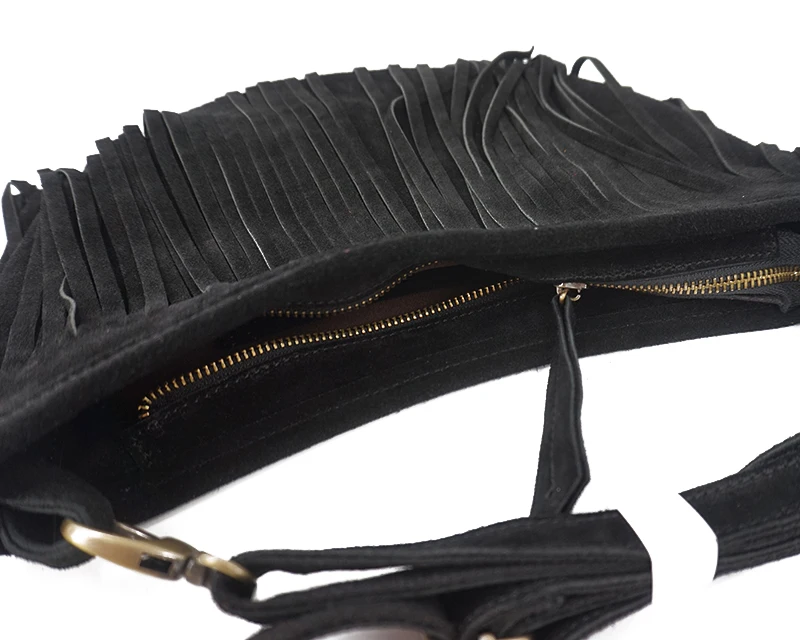 Women Genuine Leather Suede Fr - Half Moon Bag Suede ulasan dan harga