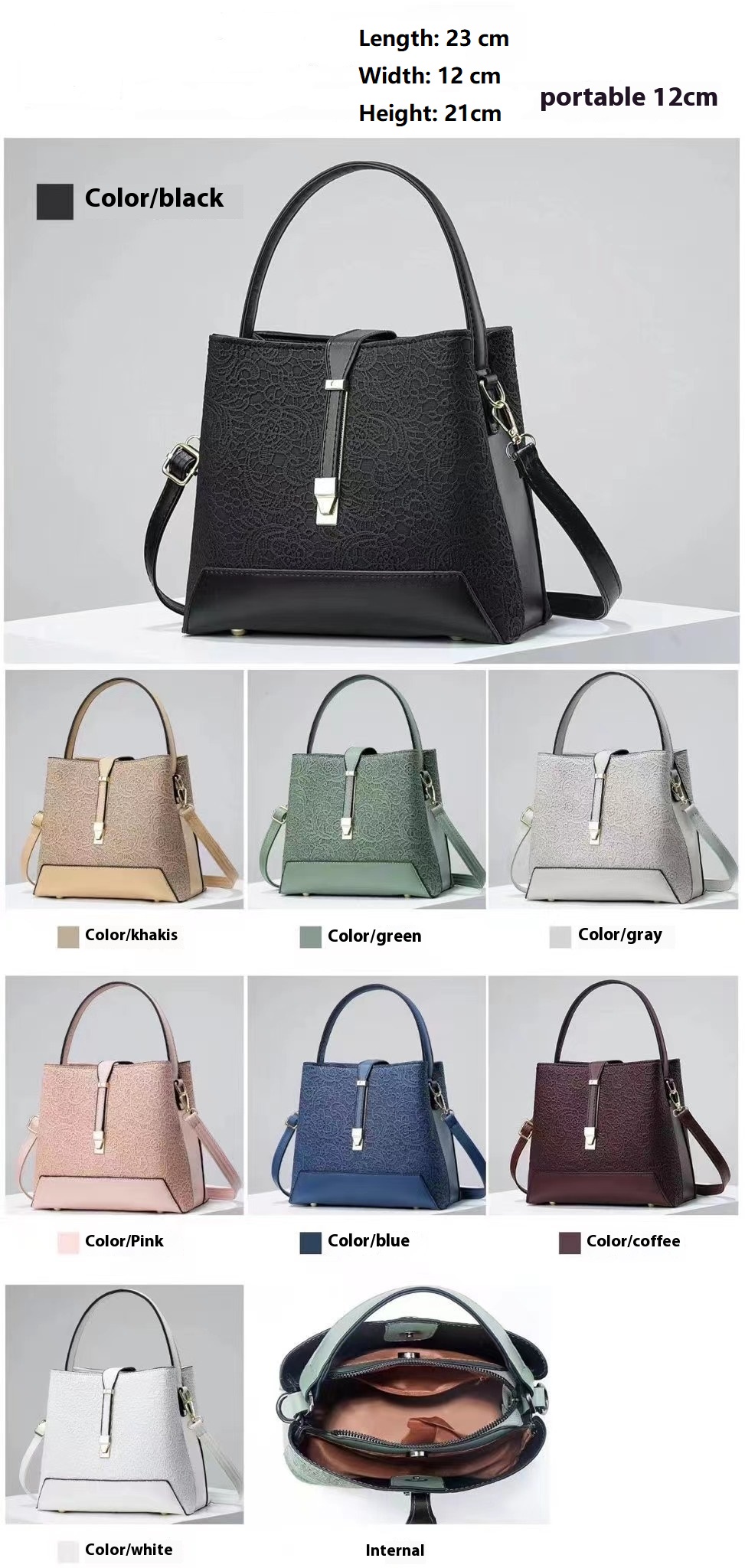 New Luxury Tote Bag Leather Cl - Luxury Bags Office ulasan dan harga