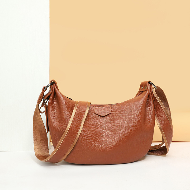 New Women Bags 100% Genuine Le - Half Moon Bag Suede ulasan dan harga