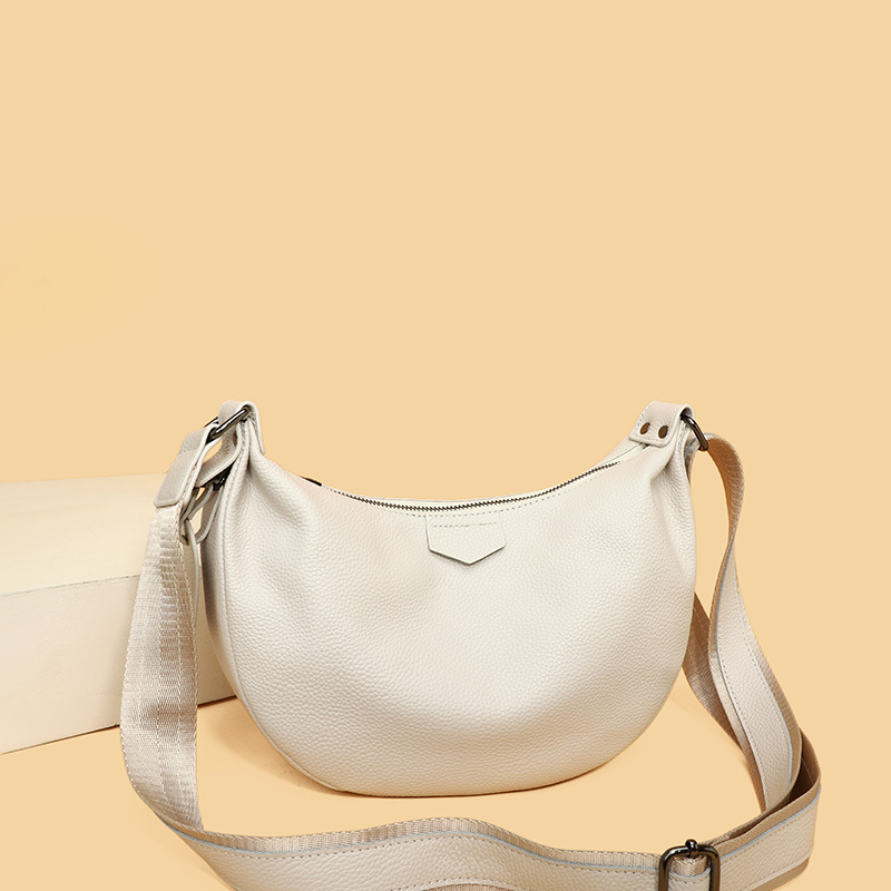 New Women Bags 100% Genuine Le - Half Moon Bag Suede ulasan dan harga