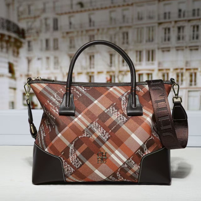CH Luxury Plaid Women's Tote B - Luxury Bags Gold ulasan dan harga