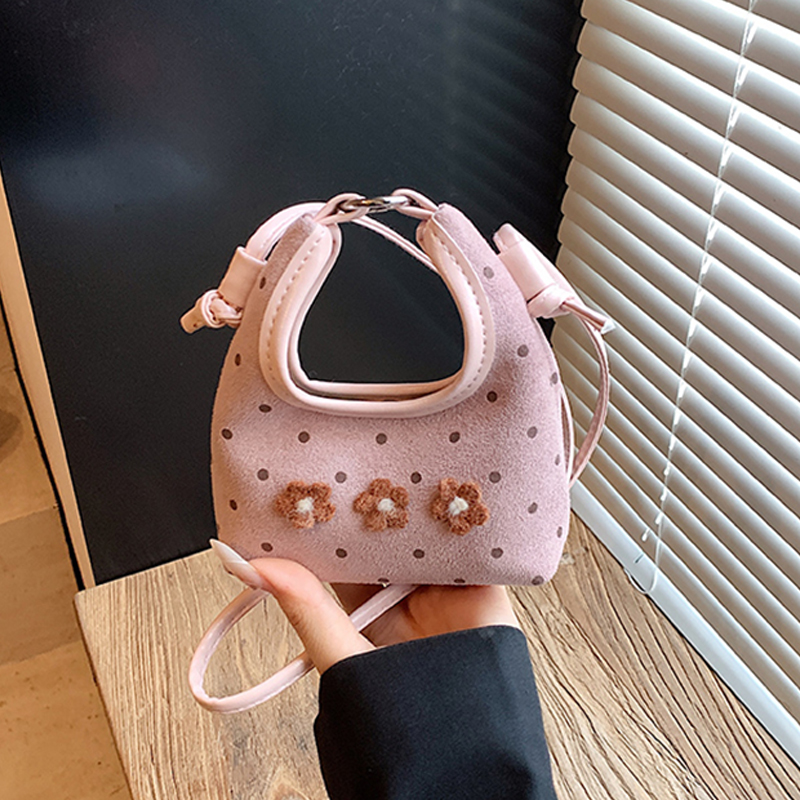 Autumn Winter Sweet Flower Min - Half Moon Bag Suede ulasan dan harga
