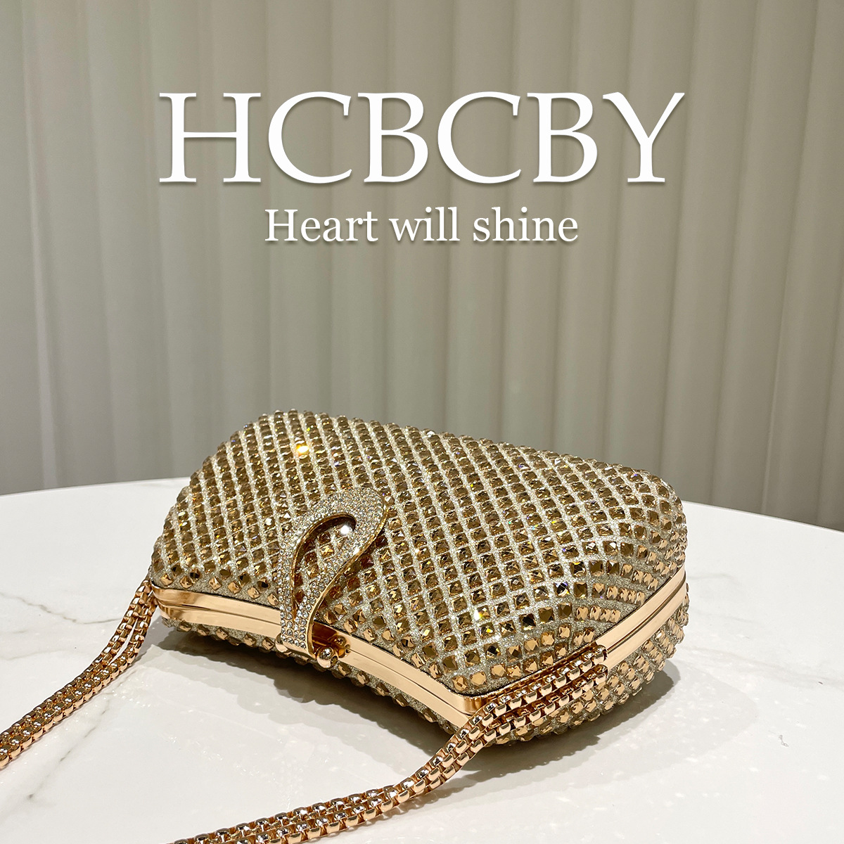 Gold sparkling luxury full dia - Luxury Bags Gold ulasan dan harga