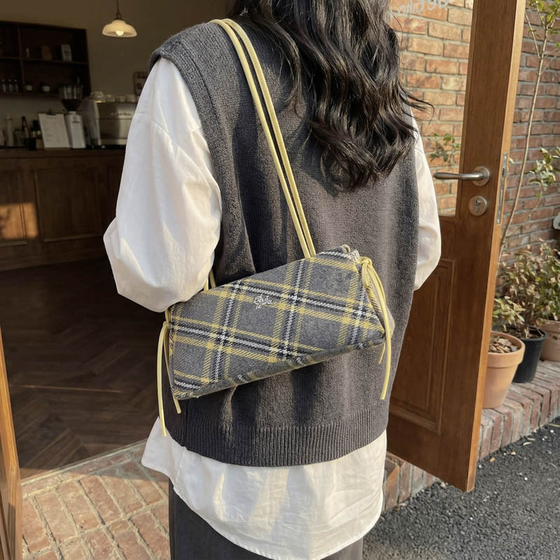Fashion Microfiber Striped Pla - Luxury Bags Affordable ulasan dan harga