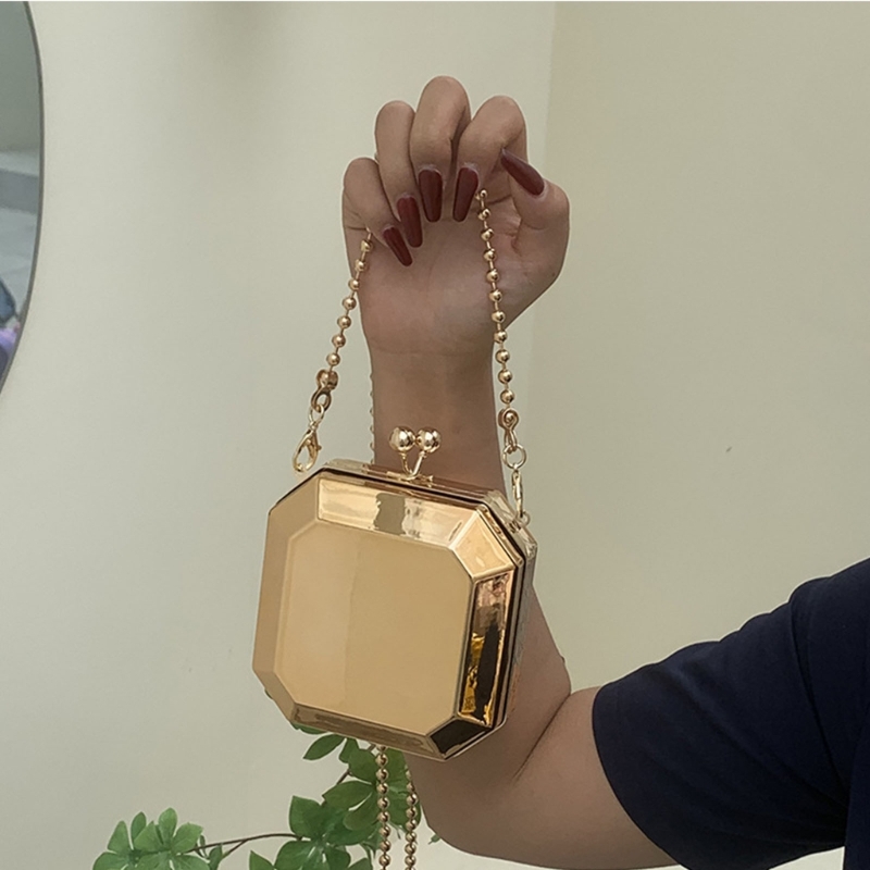 Mini Luxury Gold Party Evening - Luxury Bags Gold ulasan dan harga
