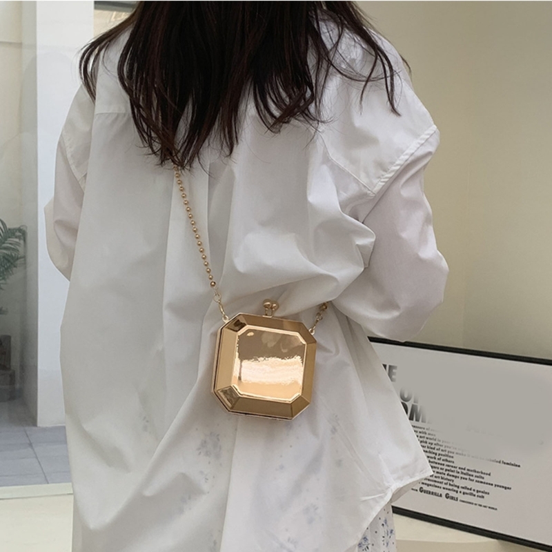 Mini Luxury Gold Party Evening - Luxury Bags Gold ulasan dan harga