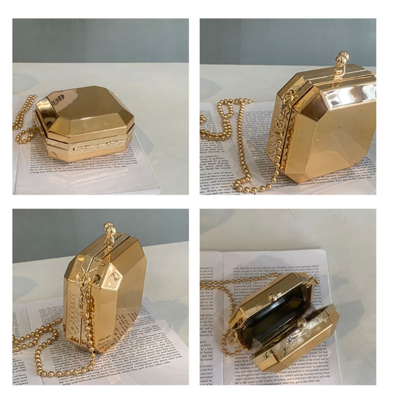 Mini Luxury Gold Party Evening - Luxury Bags Gold ulasan dan harga