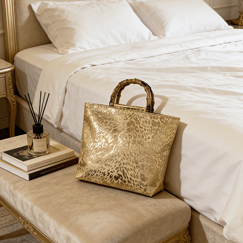 Light luxury metallic gold jac - Luxury Bags Gold ulasan dan harga