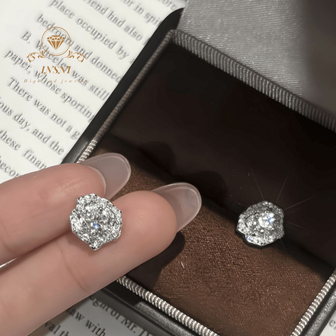 Square Bag 1 Carat Moissanite  - Luxury Bags Affordable ulasan dan harga
