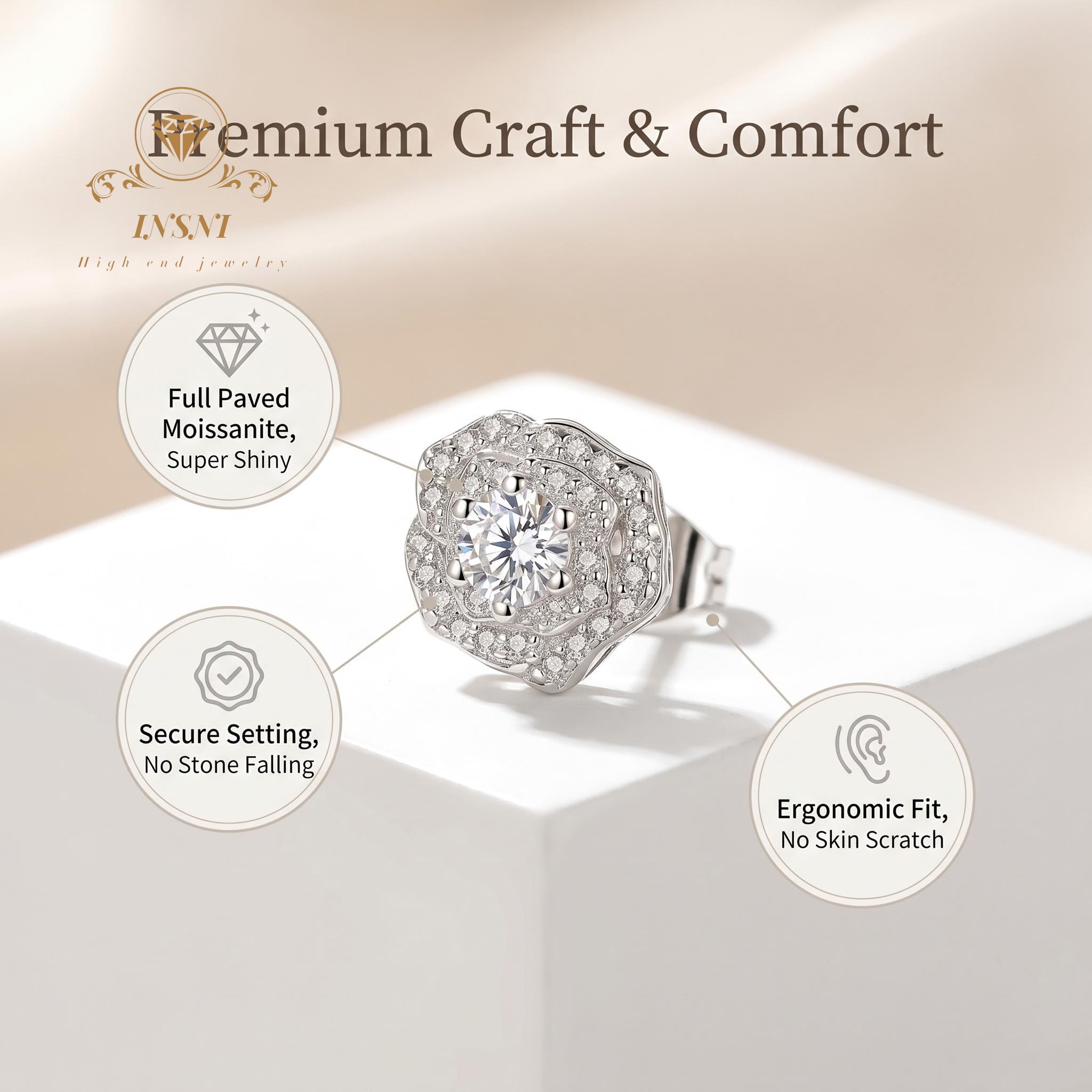 Square Bag 1 Carat Moissanite  - Luxury Bags Affordable ulasan dan harga