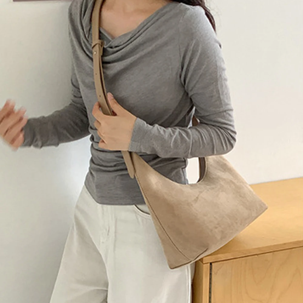 Luxury Leopard Crescent Women  - Half Moon Bag Suede ulasan dan harga