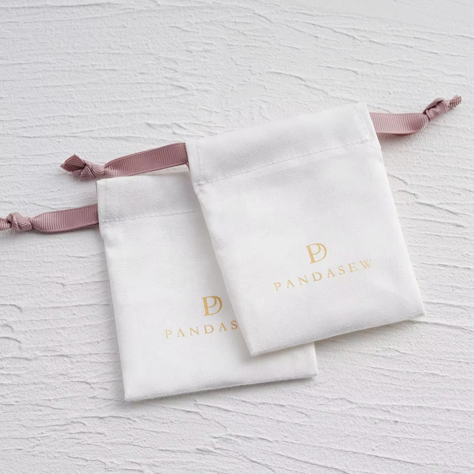 Custom Logo Luxury Suede Draws - Luxury Bags Logo ulasan dan harga