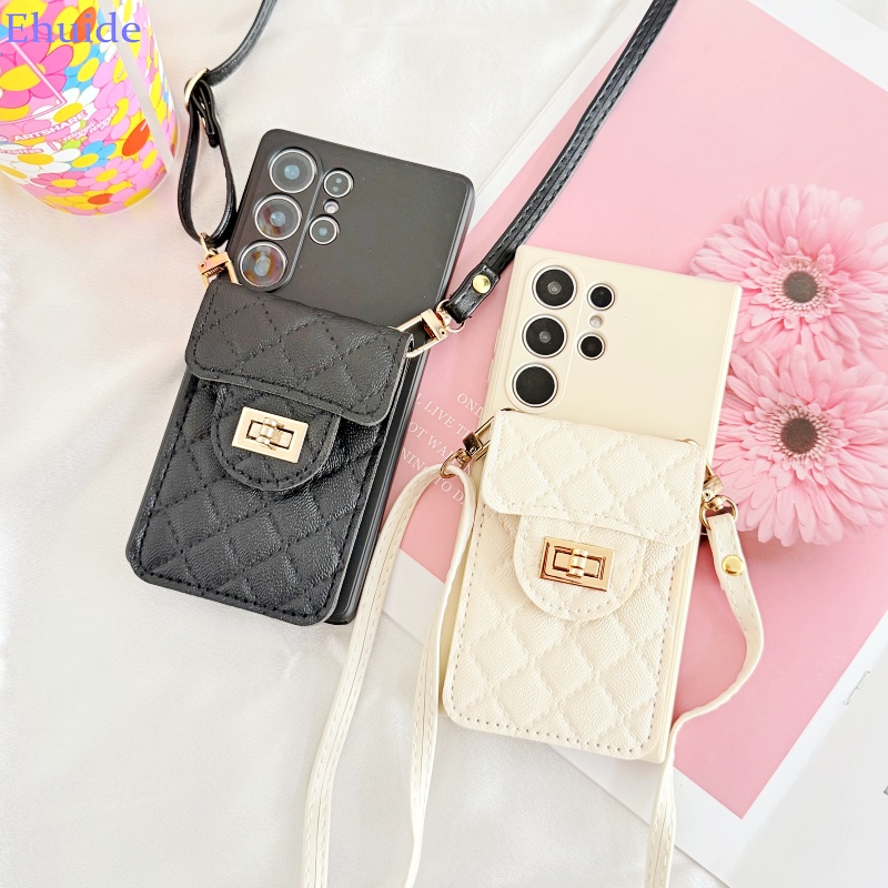 Wallet Lanyard Case for Samsun - Luxury Bags Quotes ulasan dan harga