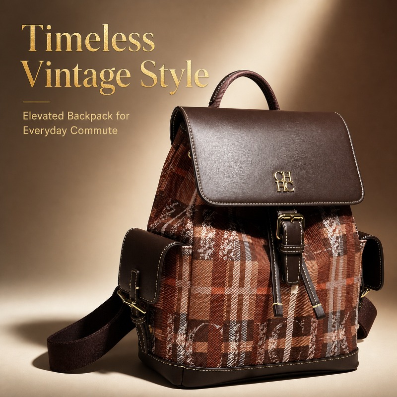 CHHC Fashion Color Block Backp - Luxury Bags For You ulasan dan harga