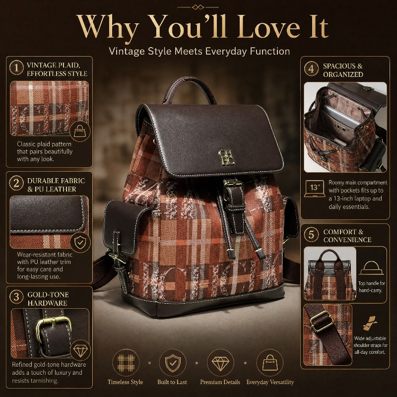 CHHC Fashion Color Block Backp - Luxury Bags For You ulasan dan harga