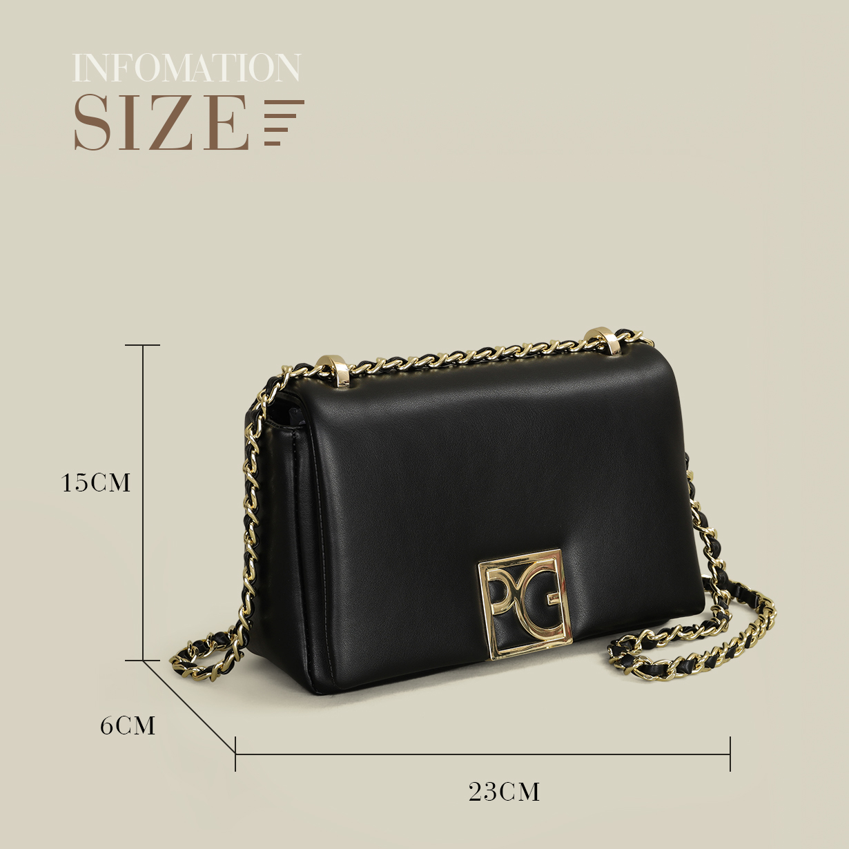 PG Women's Bag Luxury Casual B - Luxury Bags Office ulasan dan harga