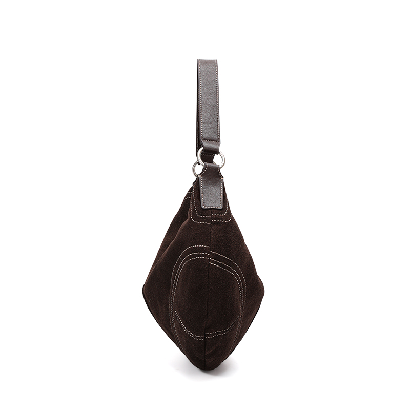 Aidanni Cowhide Suede Underarm - Half Moon Bag Suede ulasan dan harga